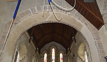 The chancel arch September 2014